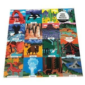 Mudpuppy Little Park Ranger 500 Piece Family Puzzle
